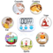 Cooking Timer Count Down Up Clock Large Digital Kitchen Display Loud Alarm Magnetic 3