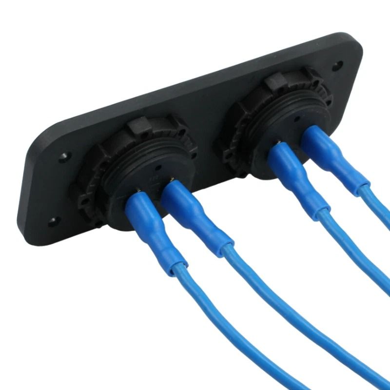 LED Digital Volt Meter Car Dual Battery RED Display Boat Voltage Marine Gauge For Vehicles 2