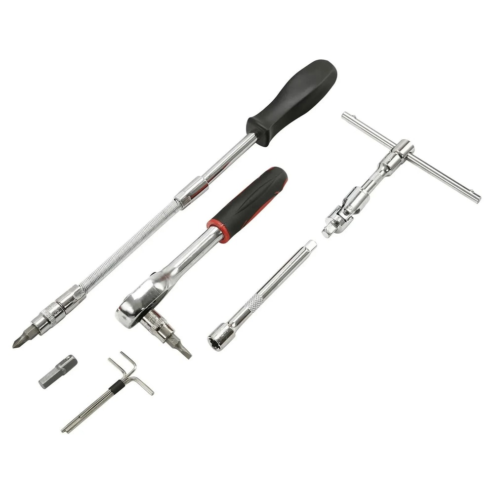 Drive Ratchet Socket Wrench Set Metric Kit For Garage Car Repair Tool And DIY Maintenance 8