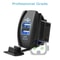 Carling ARB Rocker Switch Dual USB Power Charger Blue LED Light Car Boat Marine Power 2