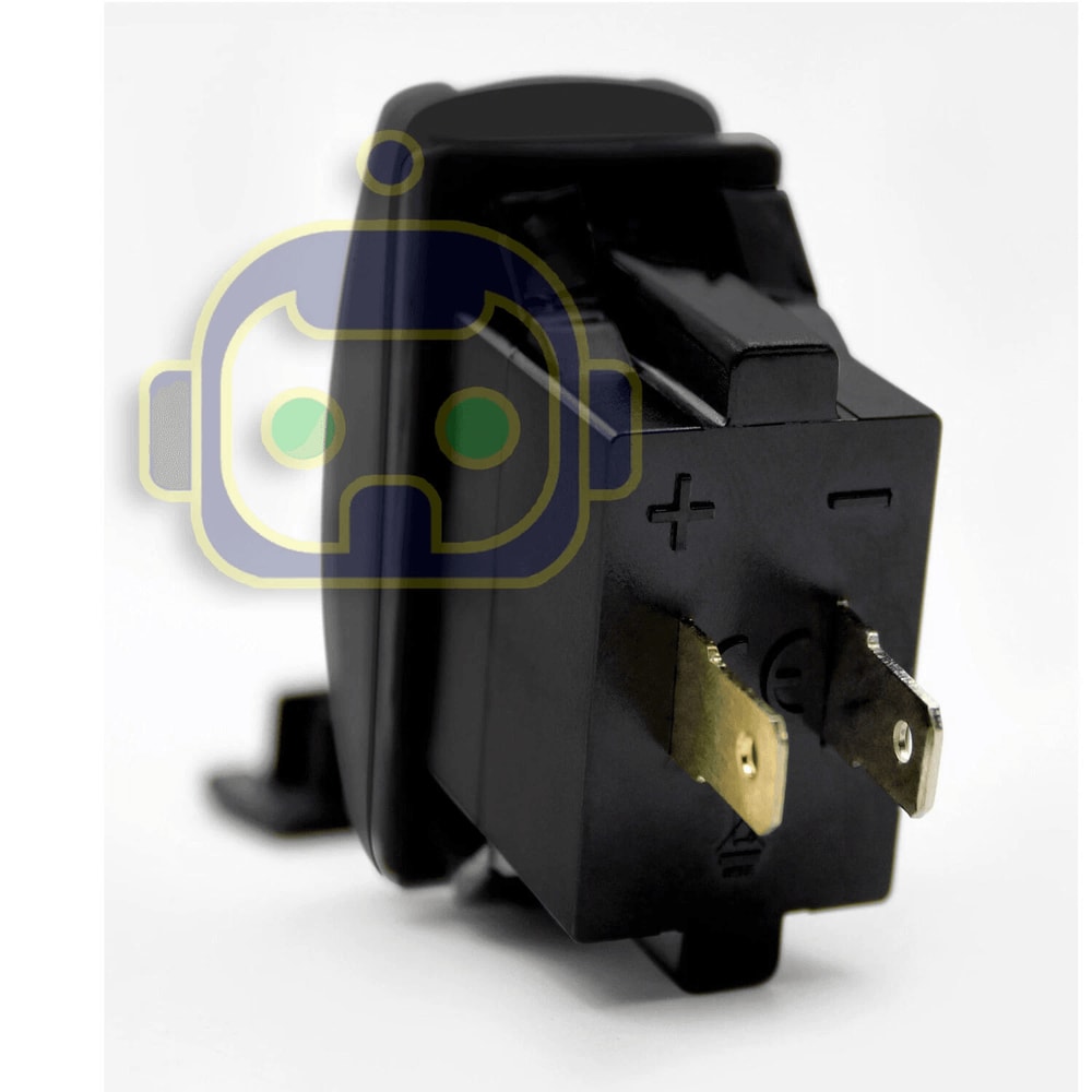 Carling ARB Rocker Switch Dual USB Power Charger Blue LED Light Car Boat Marine Power 4