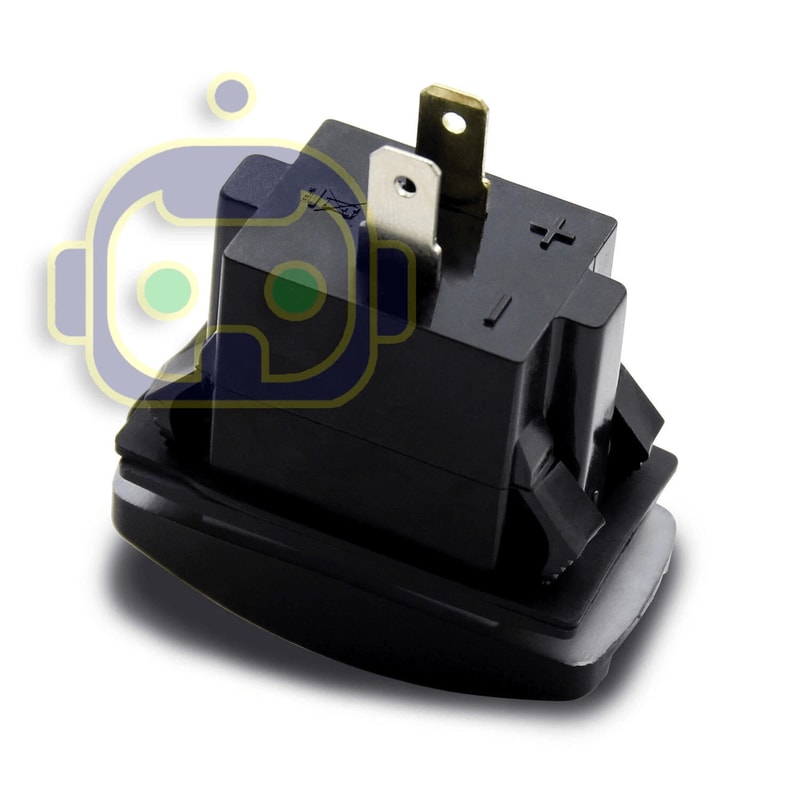 Carling ARB Rocker Switch Dual USB Power Charger Blue LED Light Car Boat Marine Power 6