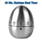Satin Metal Egg Timer 60 Minute Kitchen Timer Alarm Cooking Kids Gift Learning 2