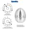 Satin Metal Egg Timer 60 Minute Kitchen Timer Alarm Cooking Kids Gift Learning 6