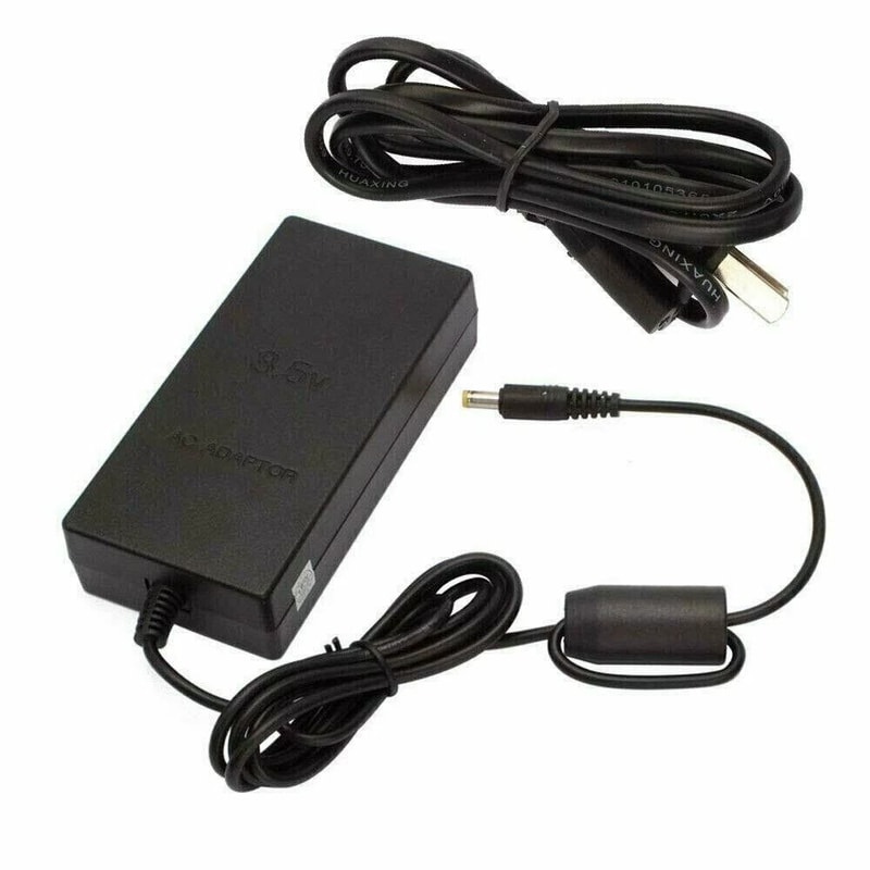 Sony Playstation Slim PS2 Power Supply AV Cable Slim Charger TV Cable Adapter 4