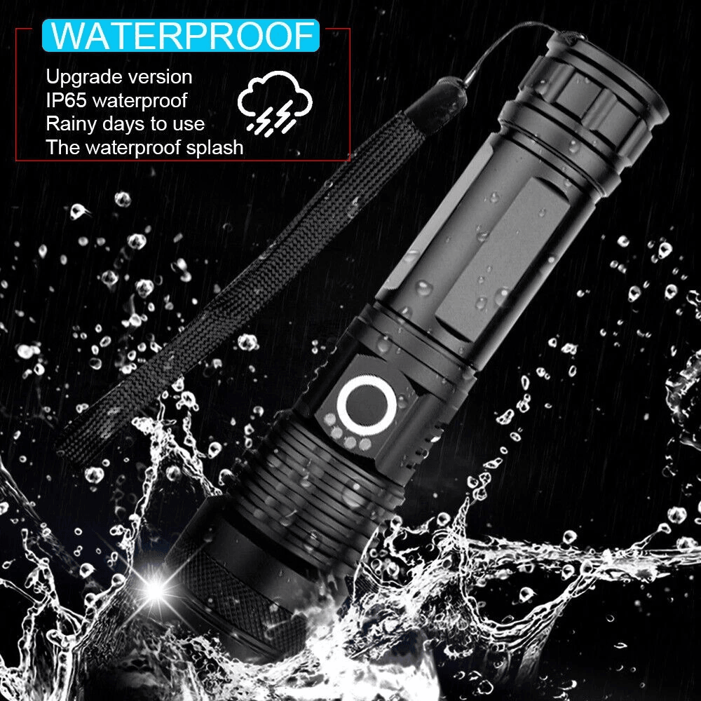 LED Tactical Flashlight SuperBright And Rechargeable Battery Included 2