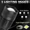 LED Tactical Flashlight SuperBright And Rechargeable Battery Included 4