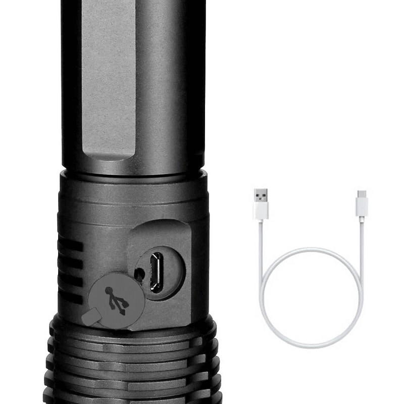 LED Tactical Flashlight SuperBright And Rechargeable Battery Included 6