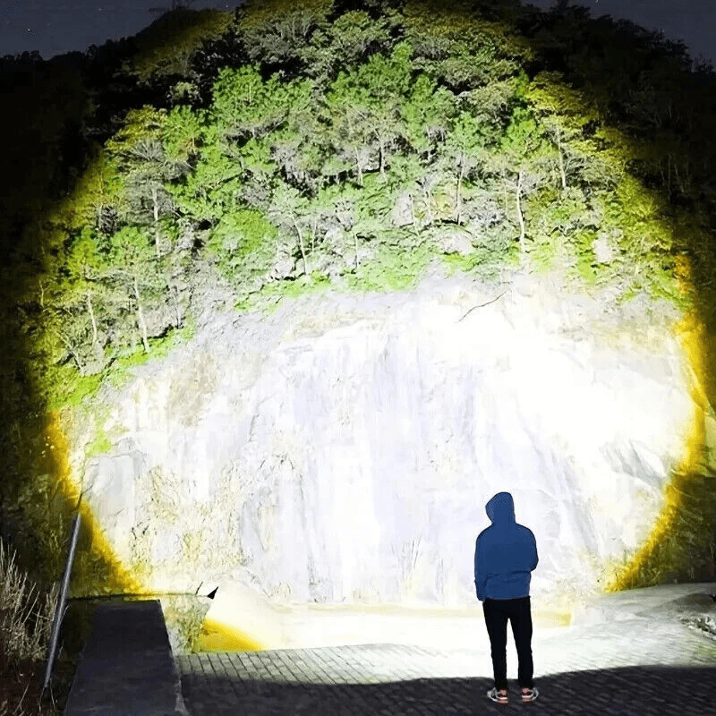 Rechargeable LED Work Light Lumen Super Bright Tactical Flashlight For Outdoor Adventures 1