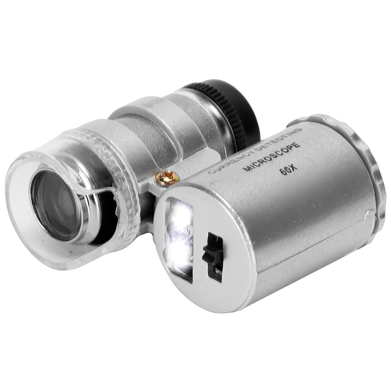 Portable Diamond Tester 60X Magnifier Loupe Jeweler Diamond Tool Kit 3