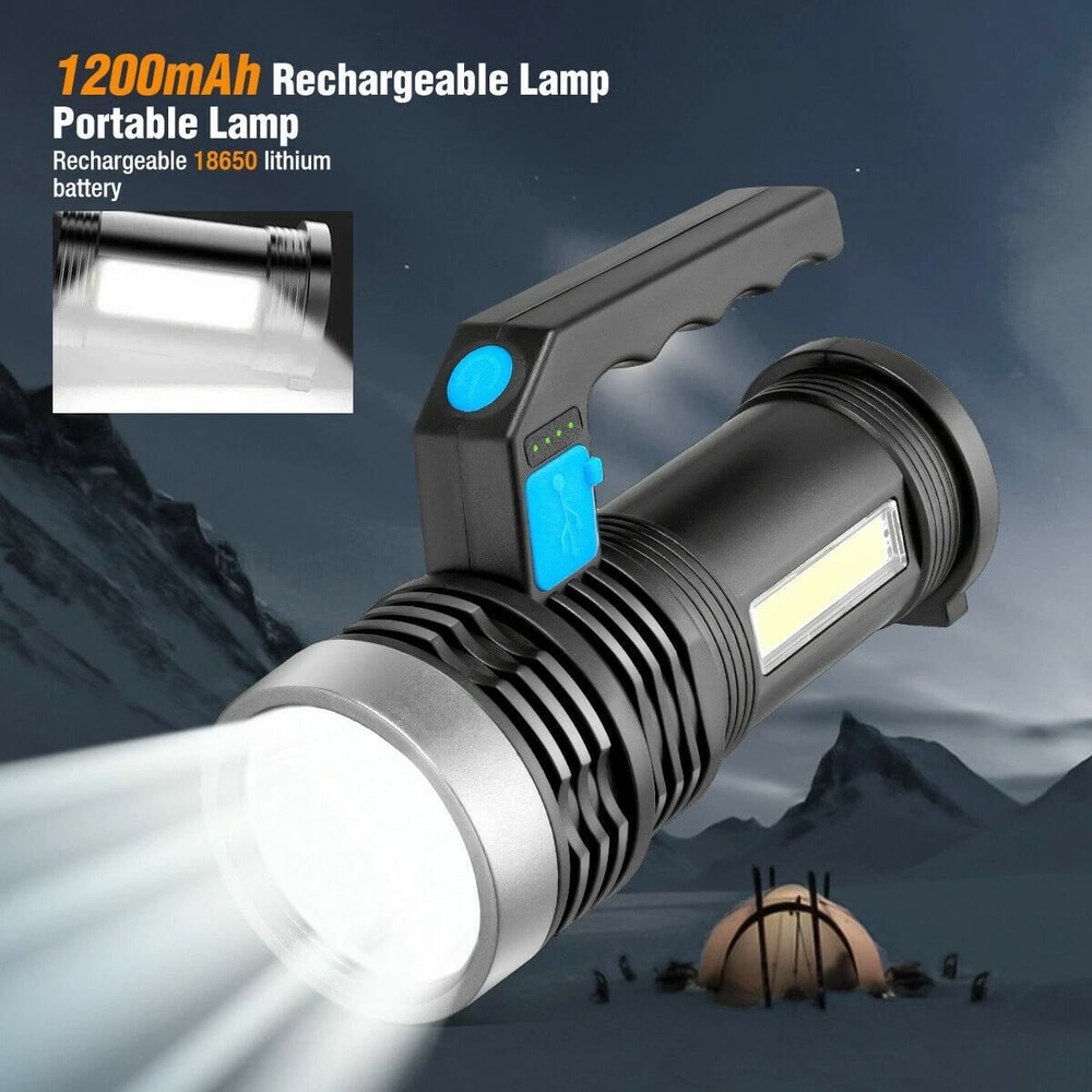 Portable Searchlight Spotlight Super Bright LED Handheld Flashlight 1