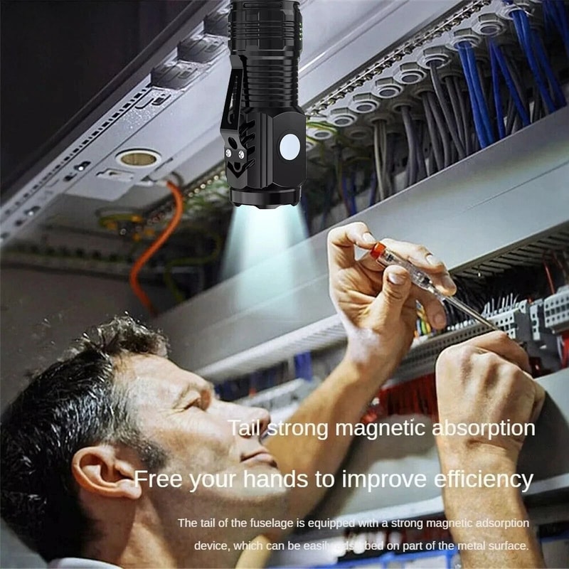 Mini Flashlight Power Waterproof Outdoor Travel ThreeEyed Monster 5