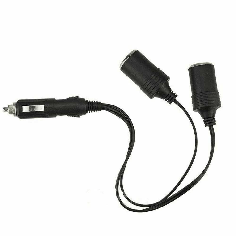 Auto Outlet Dual Car Cigarette Lighter Splitter Charger Power Socket Adapter 7