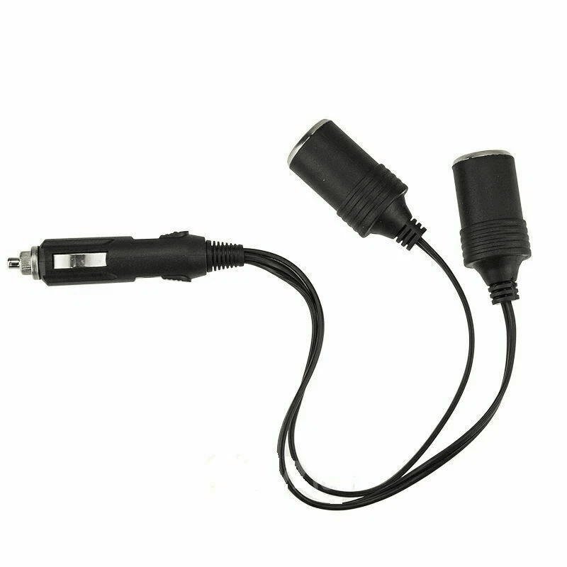 Auto Outlet Dual Car Cigarette Lighter Splitter Charger Power Socket Adapter 7