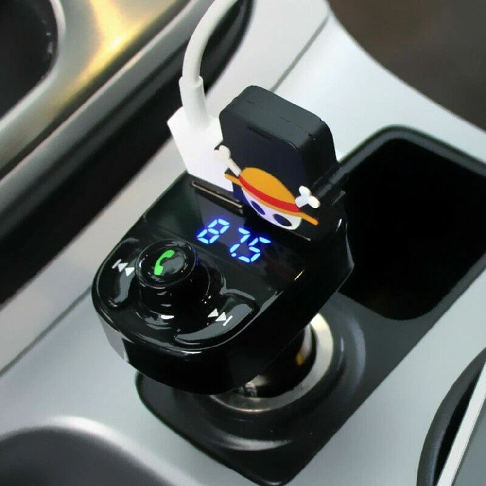 Radio MP3 Wireless Adapter Car Kit In Car Bluetooth FM Transmitter USB Charger 2 2