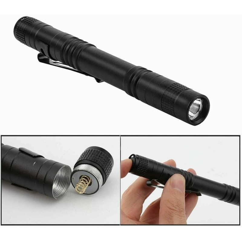 Mini Super Bright LED Torch Light Tactical Flashlight Small Penlight 3