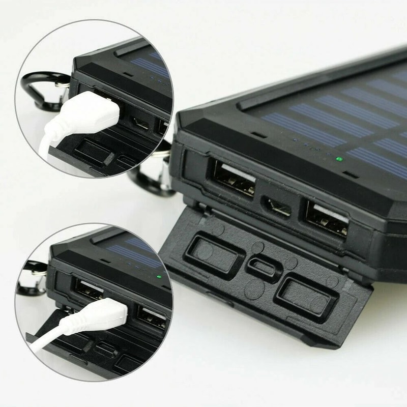 Solar Power Bank For Cell Phone Super Powerful USB Portable Charger 4