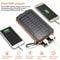 Solar Power Bank For Cell Phone Super Powerful USB Portable Charger 9