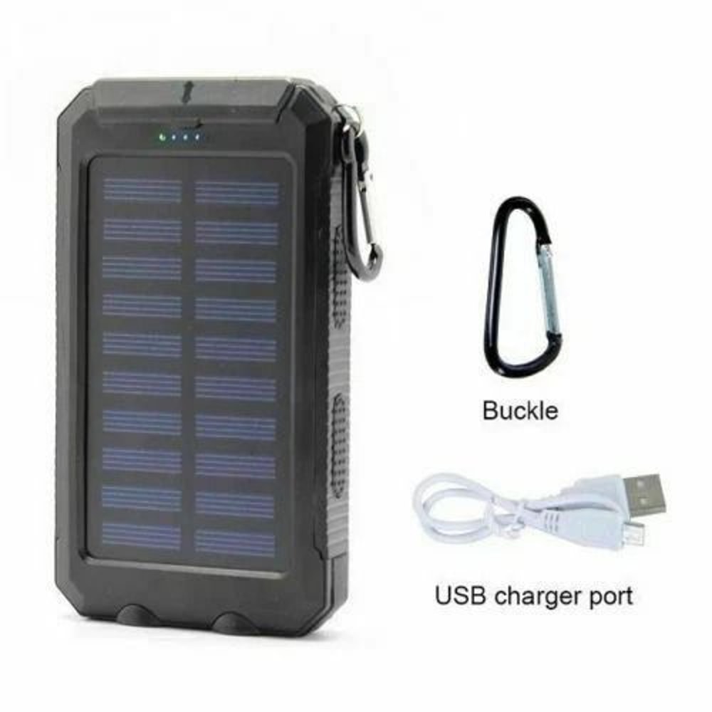 Portable Waterproof Solar Power Bank External Battery Charger 4
