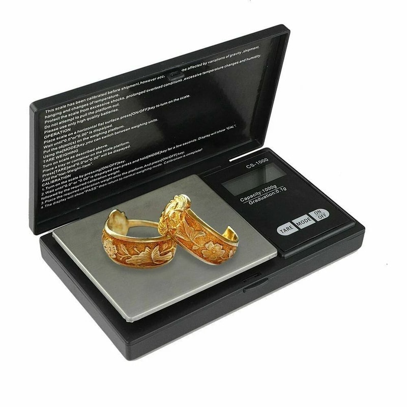 Jewelry Digital Scale Pocket Size Gram Silver Gold Coin Grain 0