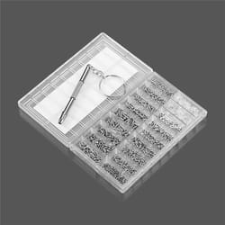 watch eyeglass glasses repair tool set with tiny screws nut screwdriver kit