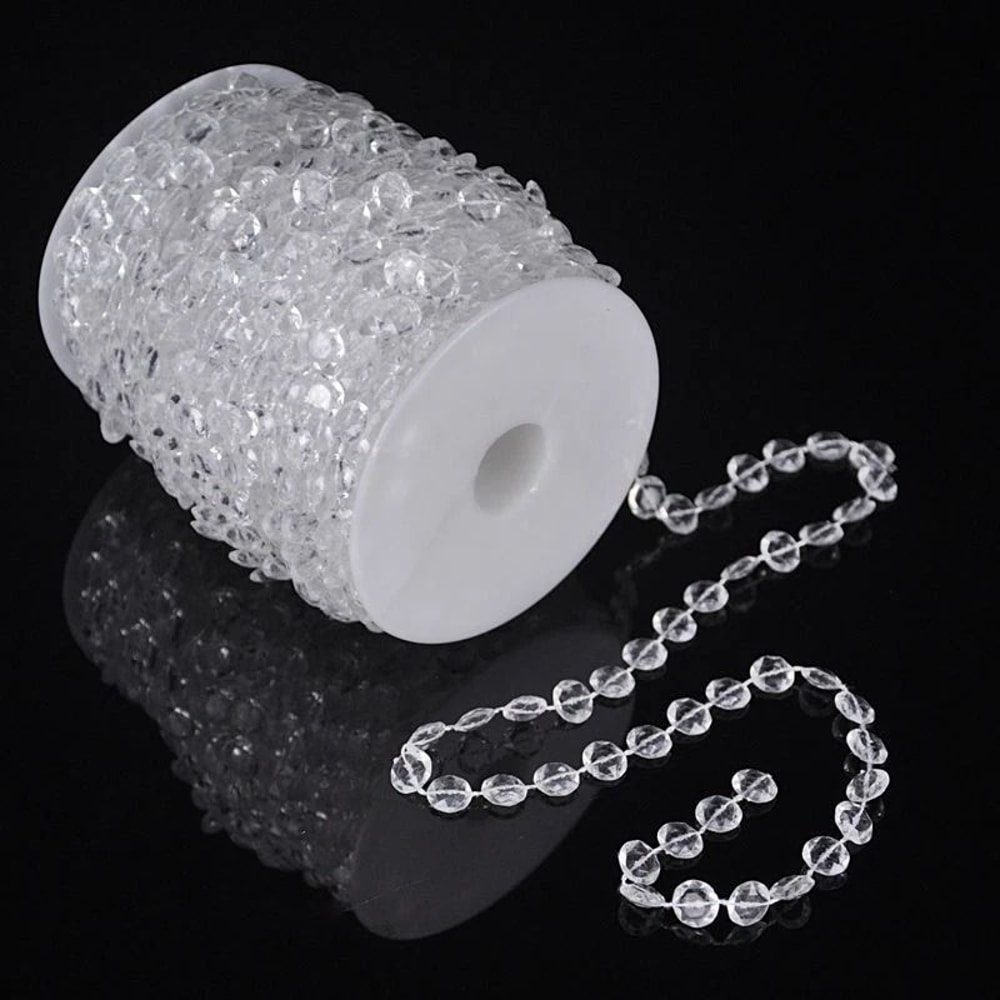 Acrylic Crystal Bead Garland Diamond Strand Wedding Decoration 1