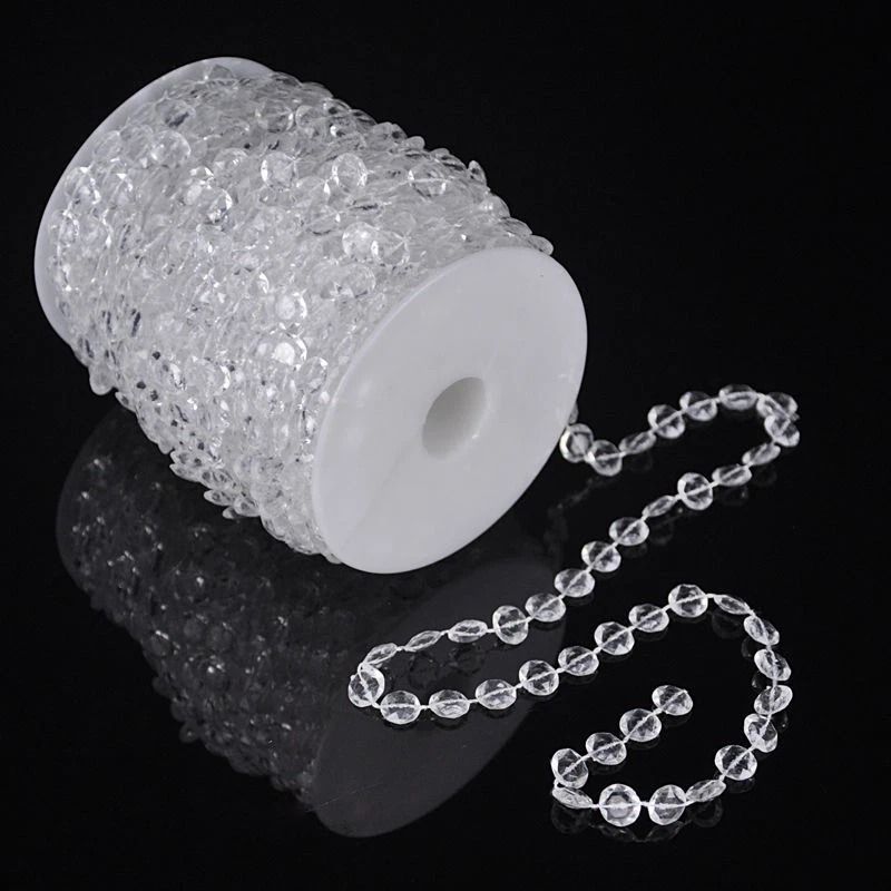 Acrylic Crystal Bead Garland Diamond Strand Wedding Decoration 1