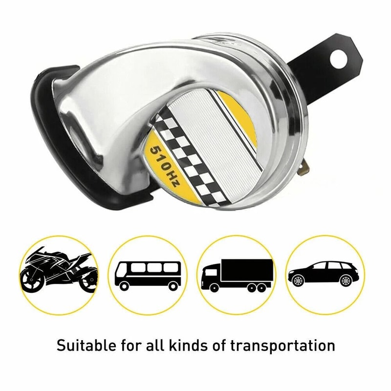 Electric Super Snail Air Train Horn For Truck Car Boat Motorcycle 6