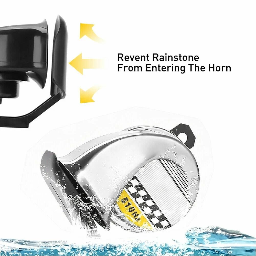 Electric Super Snail Air Train Horn For Truck Car Boat Motorcycle 8