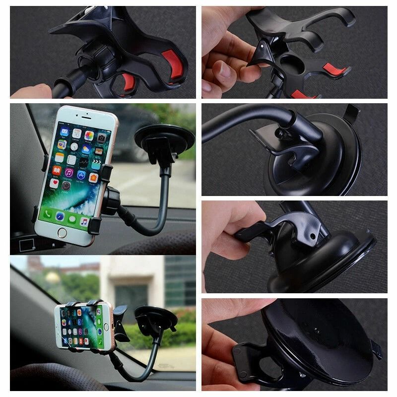 Adjustable Car Windshield Suction Cup Mount Holder Cradle For Mobile Cell Phone IPhone GPS Universa 3