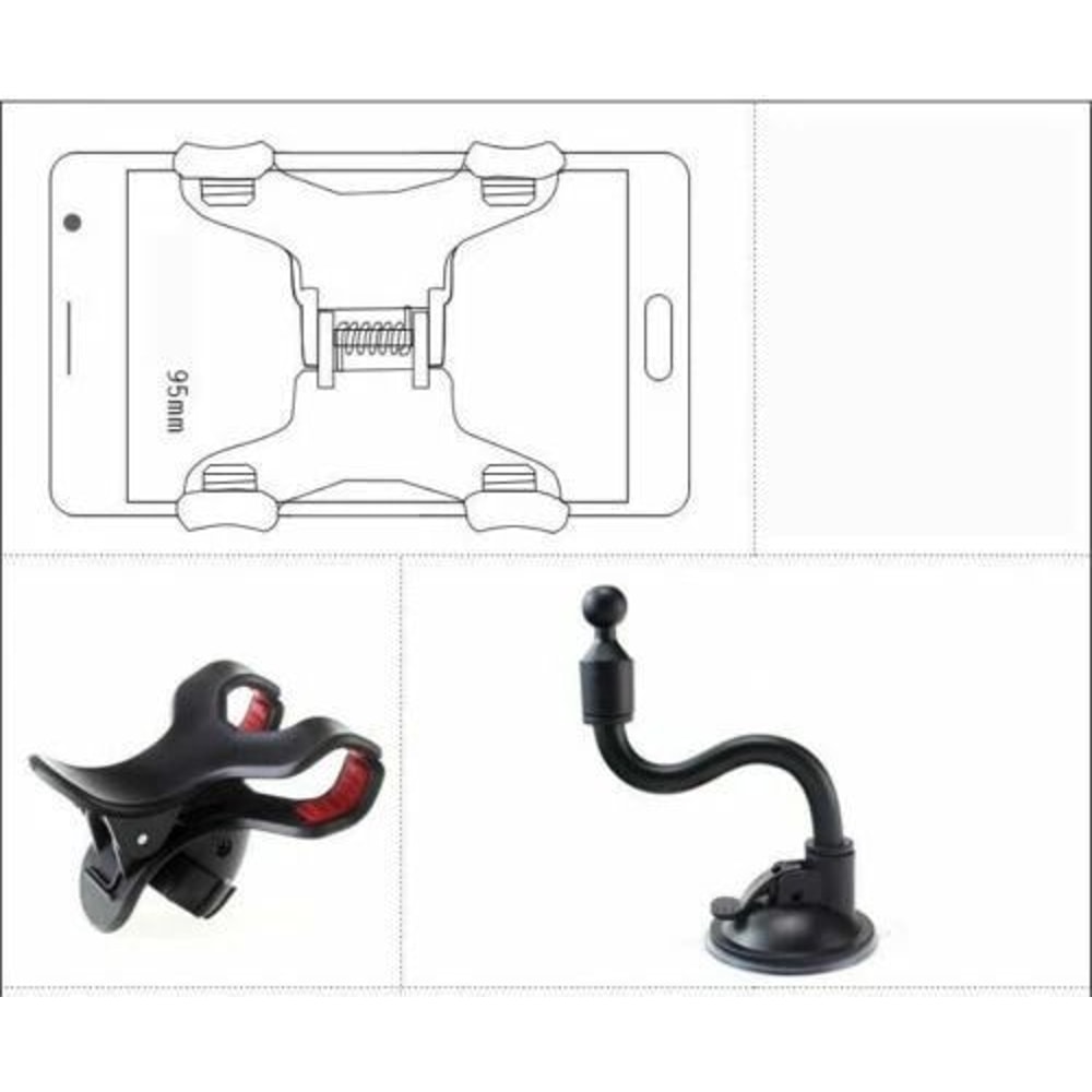 Adjustable Car Windshield Suction Cup Mount Holder Cradle For Mobile Cell Phone IPhone GPS Universa 4