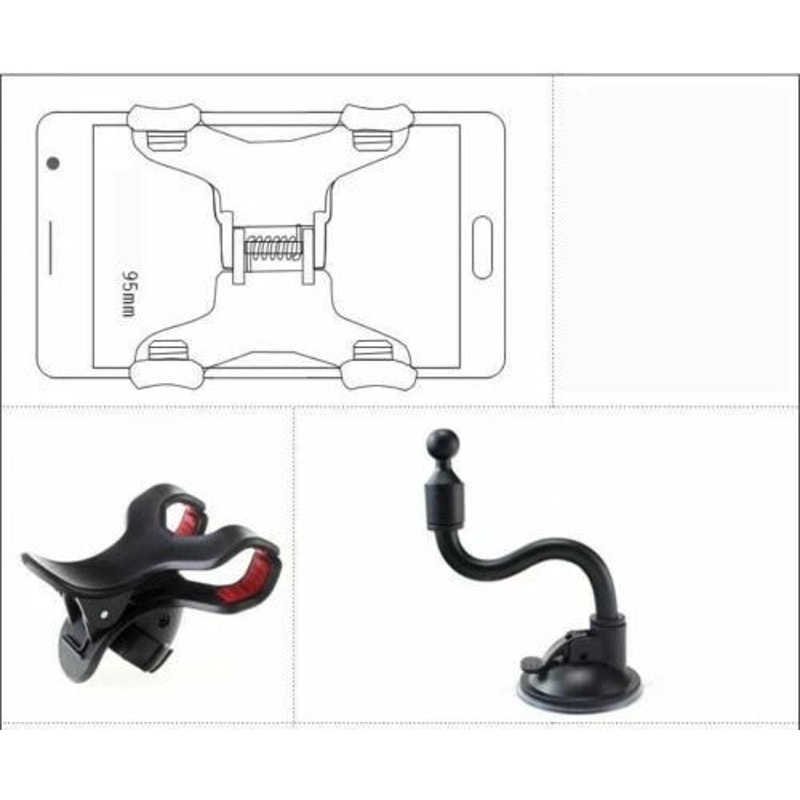 Adjustable Car Windshield Suction Cup Mount Holder Cradle For Mobile Cell Phone IPhone GPS Universa 4