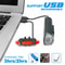USB Rechargeable LED Bicycle Headlight Rear Light Cycling Lamp Set For Safe Riding 7