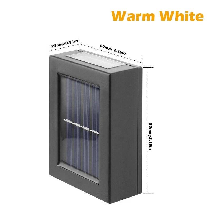 Solar LED Deck Light For Outdoor Path Garden Patio Stairs Step Fence Lamp 4