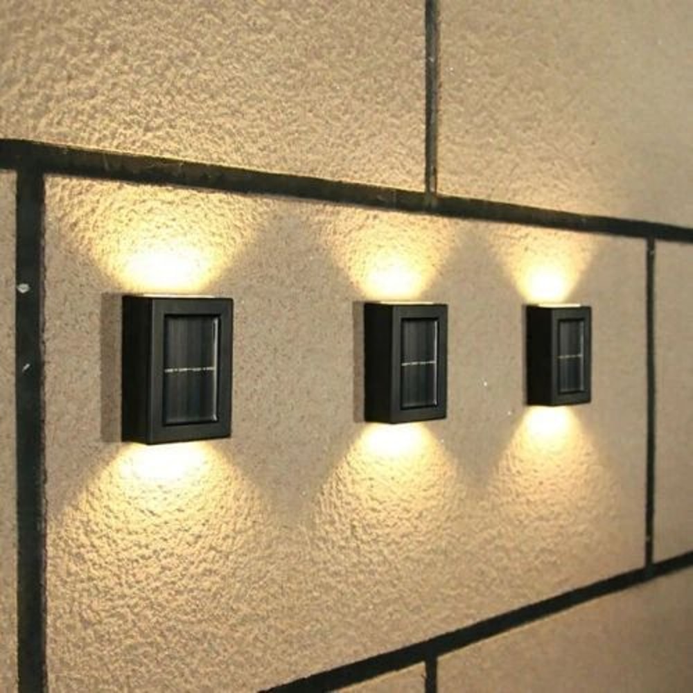 Solar LED Deck Light For Outdoor Path Garden Patio Stairs Step Fence Lamp 0