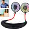 Neckband Cooling Fan USB Rechargeable Dual Cooling Style For Hot Days Mini Fan For Outdoor Use 0