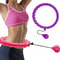 Weighted Fitness Hoola Hoop For Adults Custom Knots Smart Hula Thin Waist Weight Loss 0
