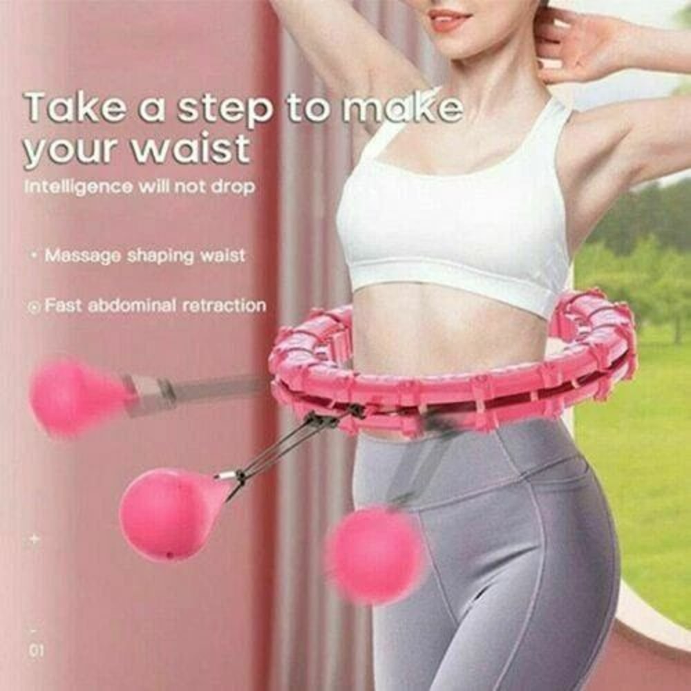Weighted Fitness Hoola Hoop For Adults Custom Knots Smart Hula Thin Waist Weight Loss 7