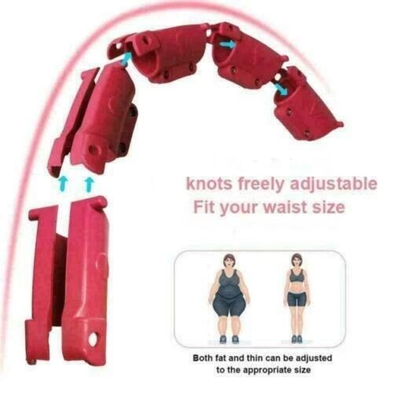 Weighted Fitness Hoola Hoop For Adults Custom Knots Smart Hula Thin Waist Weight Loss 4