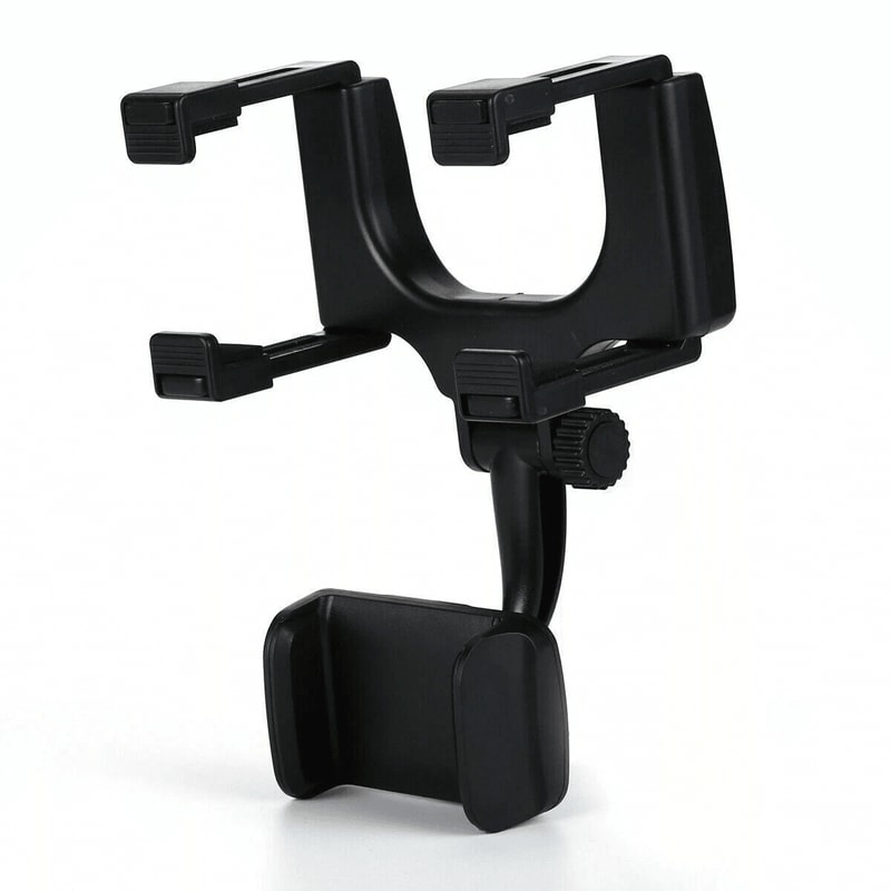 Car Rear View Mirror Mount Stand GPS Cell Phone Holder Universal Holder For Safe Driving 5