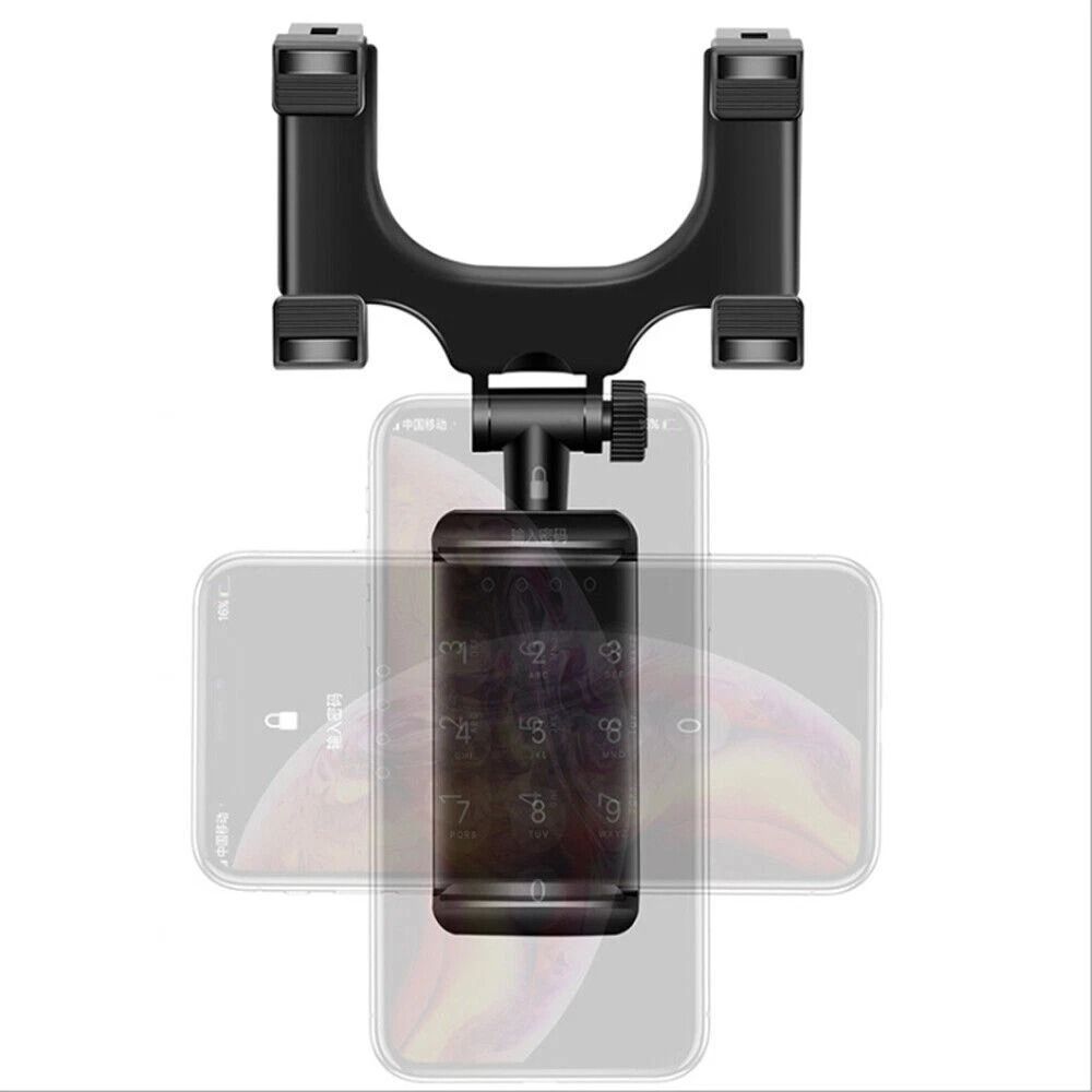 Car Rear View Mirror Mount Stand GPS Cell Phone Holder Universal Holder For Safe Driving 6