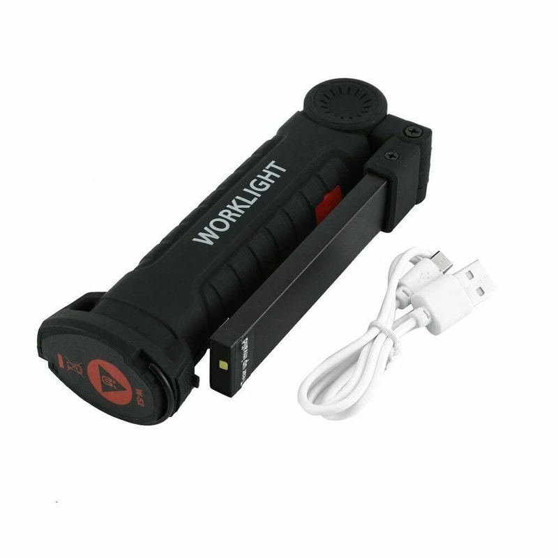 LED Work Light Lamp USB Rechargeable COB Flashlight Torch Compact Inspection Light For Garage Campi 3