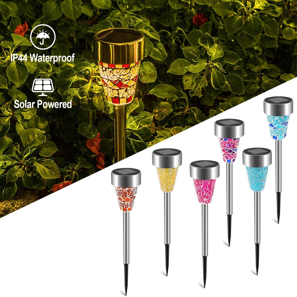 Solar LED Garden Lights Outdoor Pathway Landscape Yard Stake Light Decor For Outdoor Spaces 4
