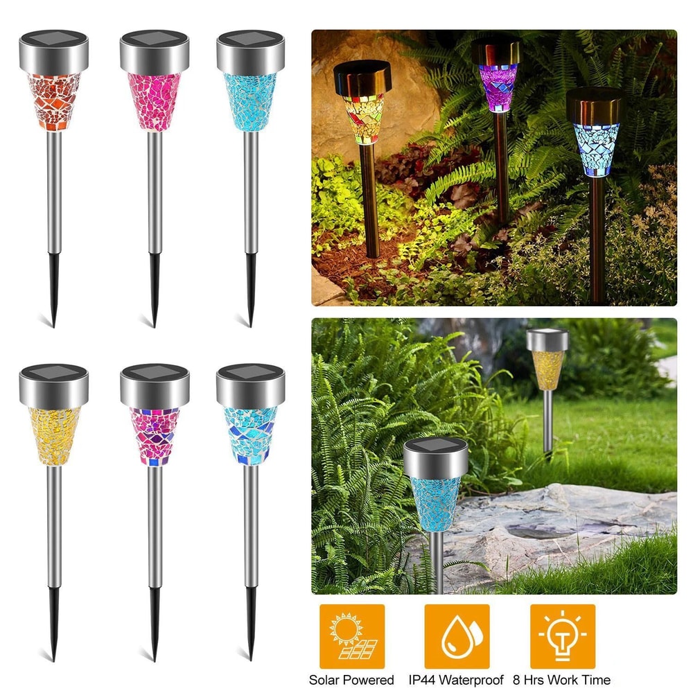 Solar LED Garden Lights Outdoor Pathway Landscape Yard Stake Light Decor For Outdoor Spaces 9