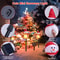 Christmas Yard Patio LED Lights Solar Garden Stakes Snowmen Waterproof Outdoor Decor 4