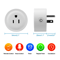 Smart Mini Plug Outlet With WiFi Remote Control Timer Switch For Alexa And Google Home 1
