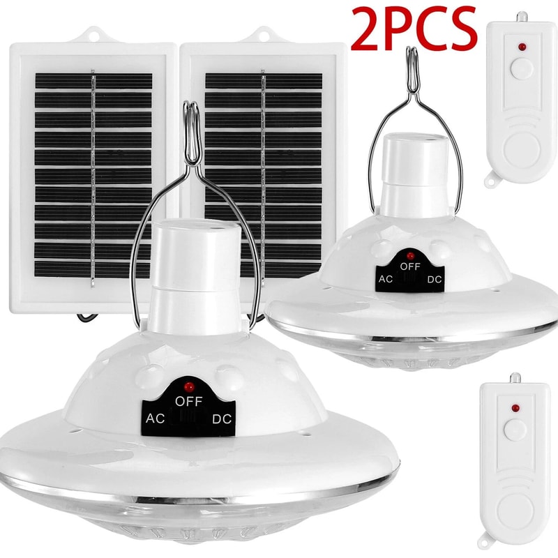 Rechargeable Solar Power LED Bulb Lantern Lamp Camping Tent Light Portable And Durable For Outdoor 11