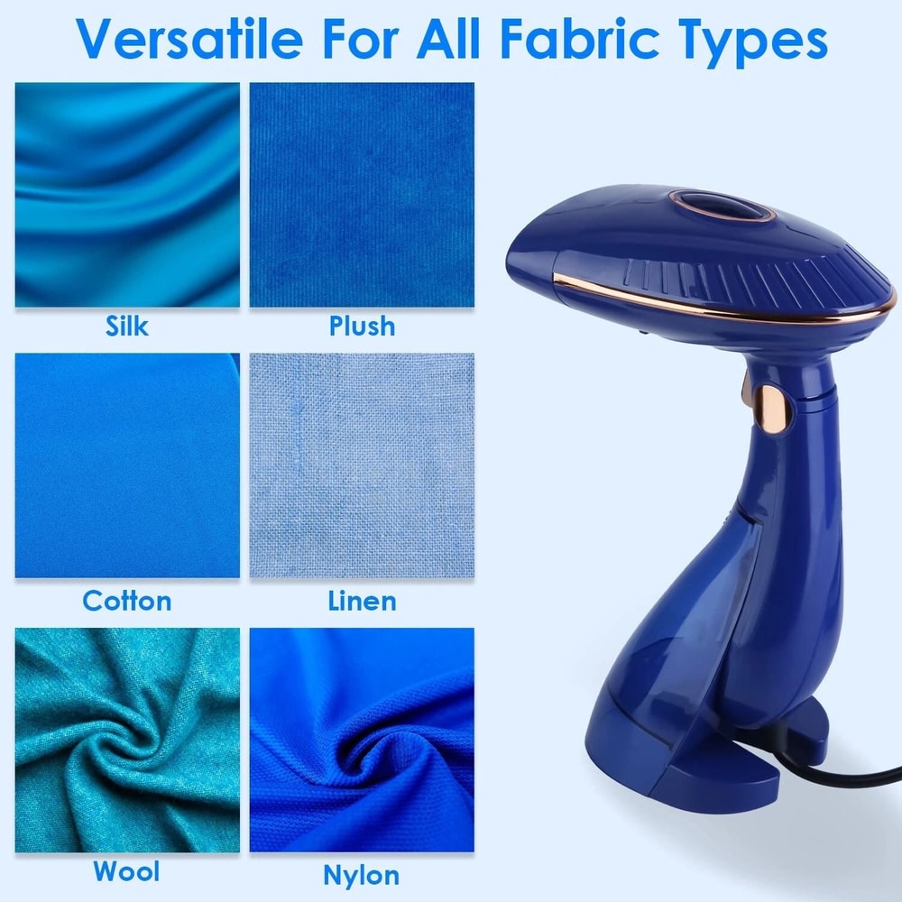 Garment Steamer Handheld Fabric Wrinkle Remover Flat Hanging Ironing 6