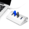 HighSpeed 3 Ports USB Aluminum Charging Hub For Windows PC Mac Fast Data Transfer 0