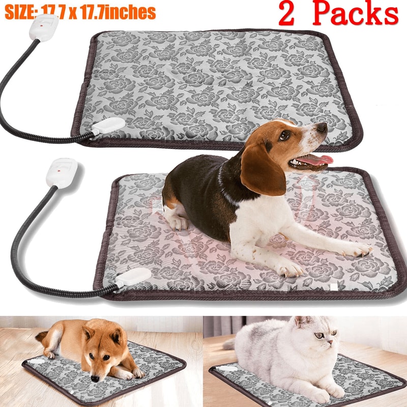 Waterproof Pad Dog Bed Pet Heated Warmer Bed Electric Heating Mat For Cats And Dogs 12